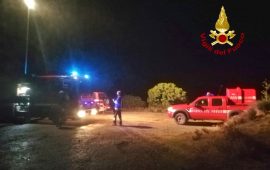 Ricerche di un uomo disperso a Monte Cresia