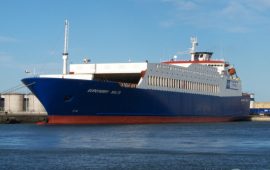 La nava cargo "malta" di Grimaldi - Foto di Vessel Finder