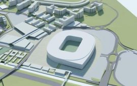 Il progetto per il nuovo stadio del Cagliari