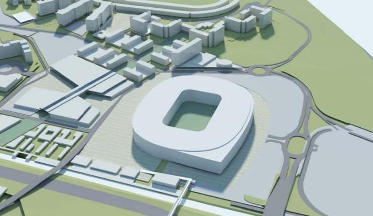 Il progetto per il nuovo stadio del Cagliari