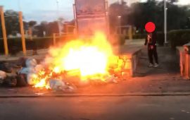 Video incendio rifiuti