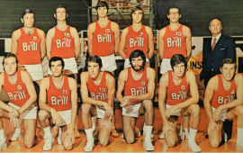 La mitica squadra di basket. Brill Cagliari