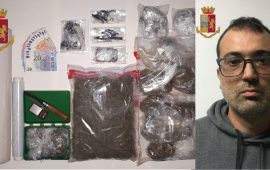 Giorgio Garau arrestato per droga dalla Polizia