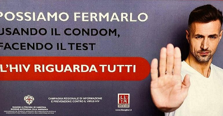 Locandina campagna hiv