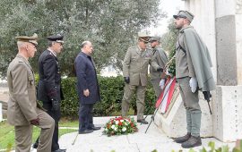 La Cerimonia della Giornata dei Caduti a Cagliari nell'anniversario della strage di Nassiriya