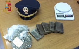 Arresto per droga a Quartu