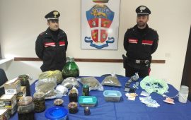 Droga sequestrata a Villacidro