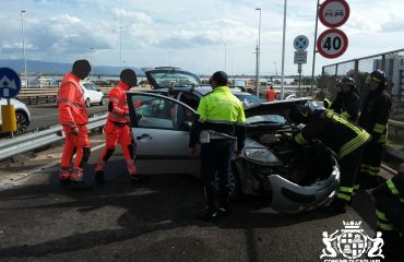 Incidente sull'Asse mediano: un ferito