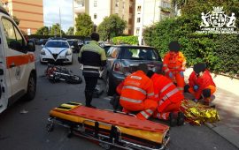 Incidente con feriti in via Lunigiana a Cagliari