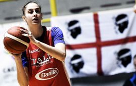 la Nazionale italiana di Basket femminile si allena a Cagliari in vista della sfida con la Repubblica Ceca