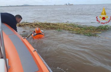 Maltempo a Porto Torres: esonda il rio Mannu