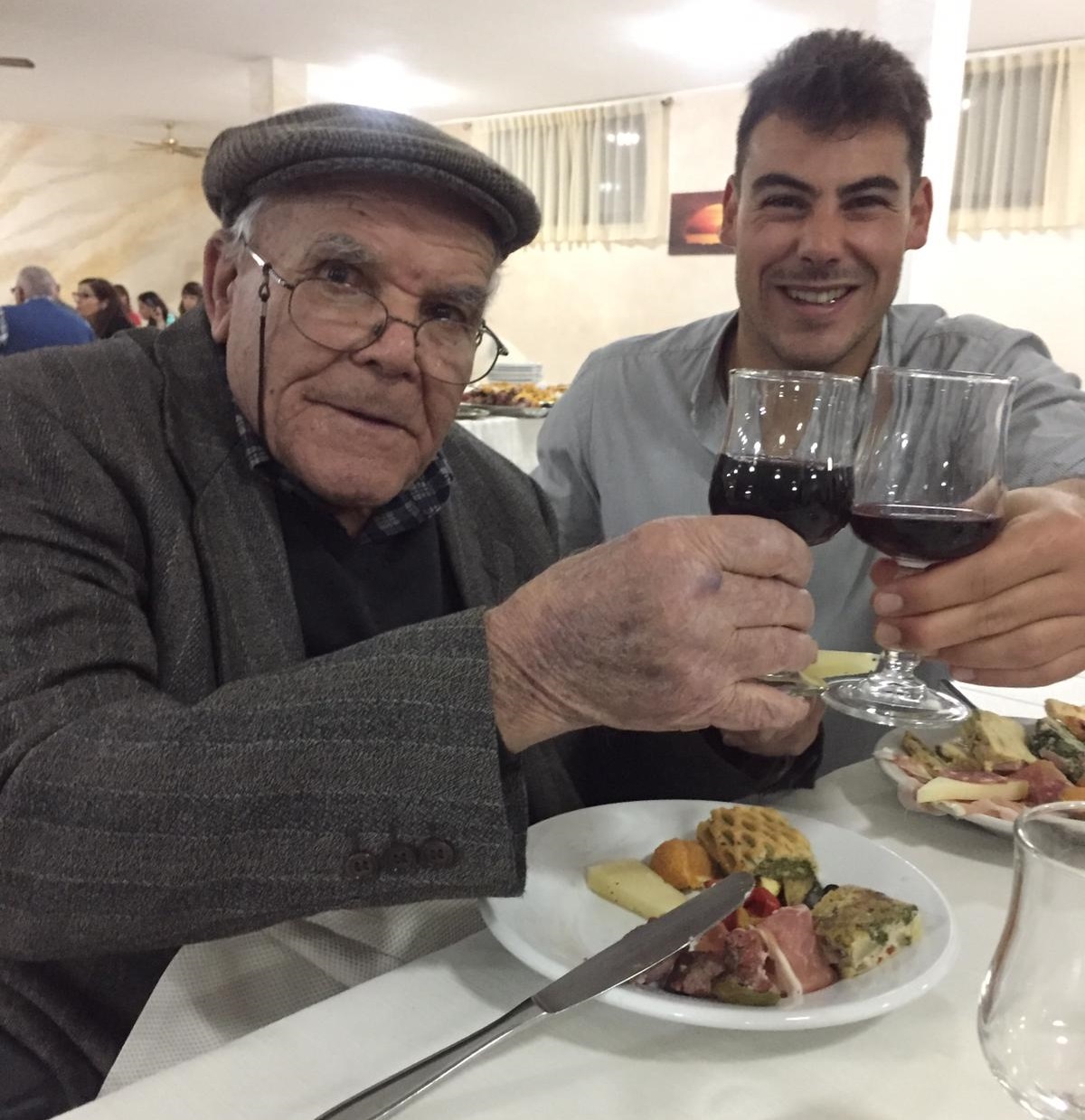Giovanni Deidda con il nipote Matteo