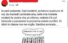 Prof leghista minaccia gli studenti: "Se vi becco alla manifestazione delle Sardine la vostra vita sarà un inferno"