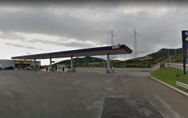 Il Q8 di Sarroch dove è avvenuto il furto di Gratta e Vinci