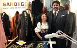 Il presidente Christian Solinas a Milano per "Artigiano in fiera"