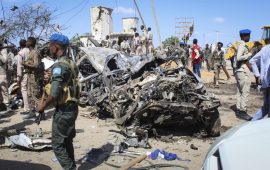 Attentato in Somalia - Foto Ansa