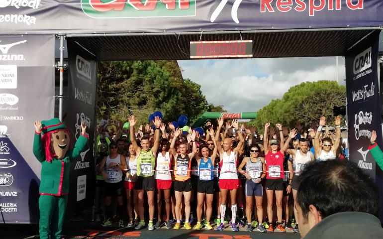 Crai Cagliari Respira: sono partiti i mille atleti della mezza maratona, chi vincerà?