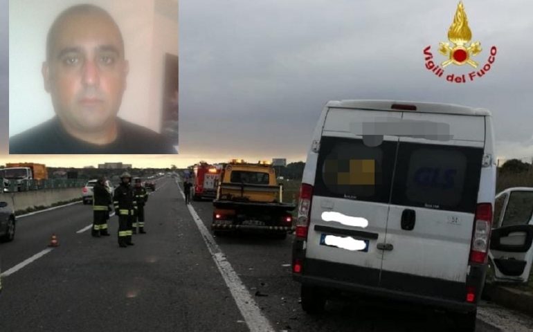 Incidente mortale sulla 131: muore un 48enne di Santa Giusta, Gabriele Trincas