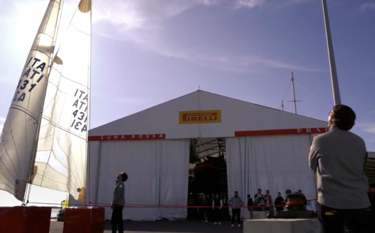 Cagliari: in mille da tutta Italia per l’Open Day di Luna Rossa al Molo Ichnusa