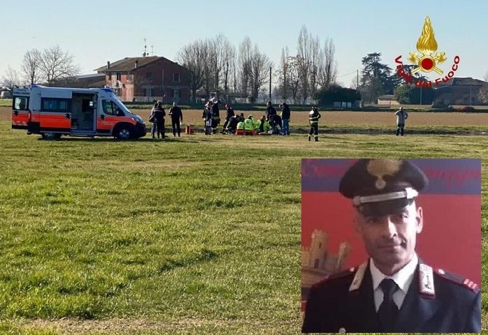 Il maresciallo sardo caduto con il paracadute a Bologna, in coma: ancora gravi le sue condizioni