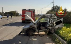 Incidente a Monserrato sulla 387