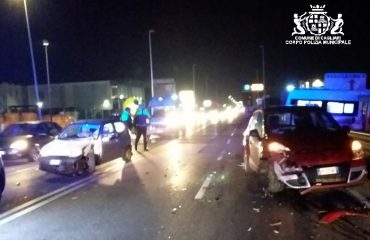 Cagliari, incidente in viale Monastir: tre feriti