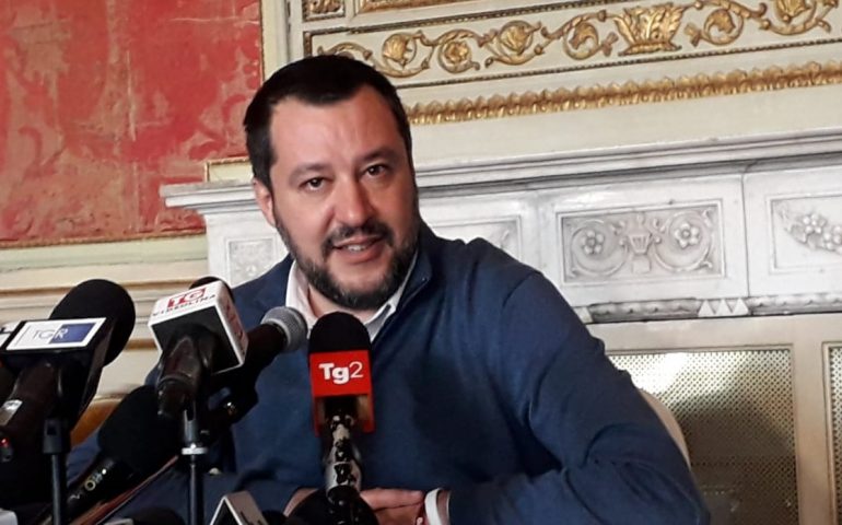 Matteo Salvini a Cagliari