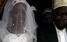 Mohammed Mutumba con la "moglie"-truffatore