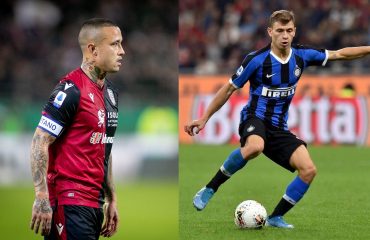 Nainggolan e Barella due protagonisti di Inter Cagliari