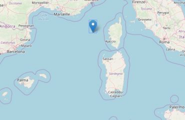 Terremoto al largo della Corsica