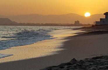 tramonto al poetto