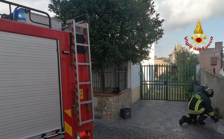 Fuga di gas a Sarroch: intervengono i Vigili del fuoco