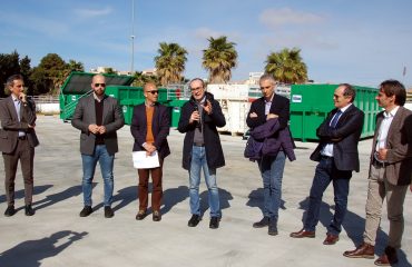 L'inaugurazione del nuovo ecocentro di Sant'Elia