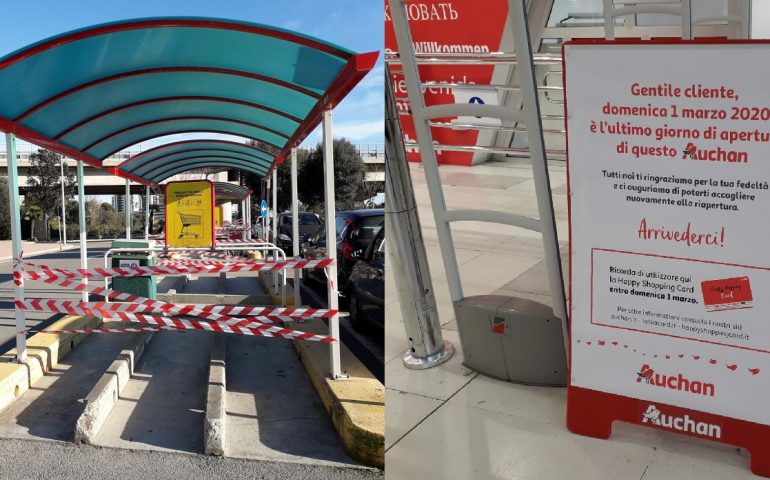 L'Auchan di Santa Gilla chiude