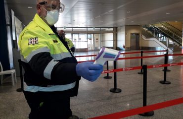 Coronavirus: controlli all'Aeroporto di Cagliari