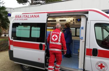 Un'ambulanza della Croce Rossa Italiana Comitato di Cagliari