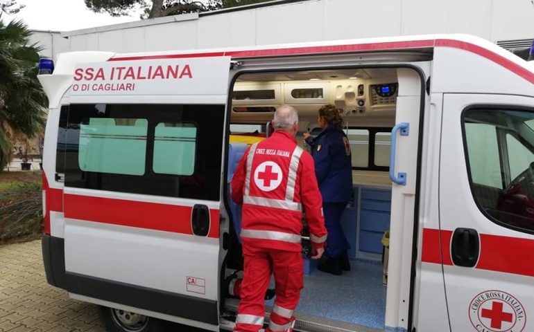 Un'ambulanza della Croce Rossa Italiana Comitato di Cagliari