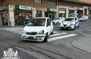 Cagliari: doppio incidnete tra via Pais e via Pacinotti