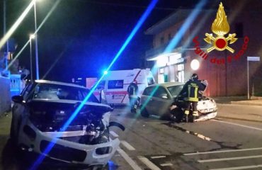 Incidente frontale a Olbia