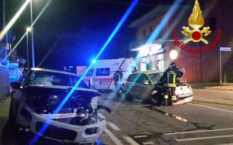 Incidente frontale a Olbia