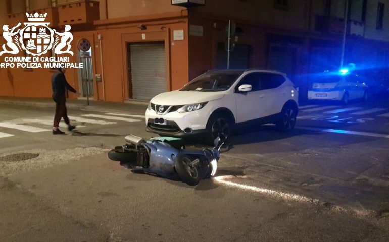 Incidente tra via Tiziano e via Pacinotti