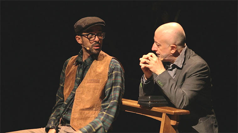 Jacopo Cullin e Gabriele Cossu in una scena di 