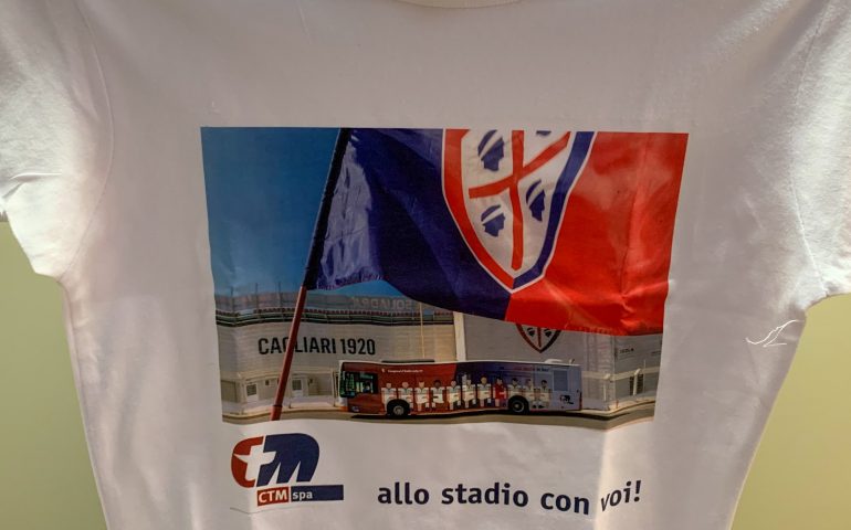 Prendi la navetta CTM per lo stadio e ricevi in omaggio una maglietta dal cuore rossoblù