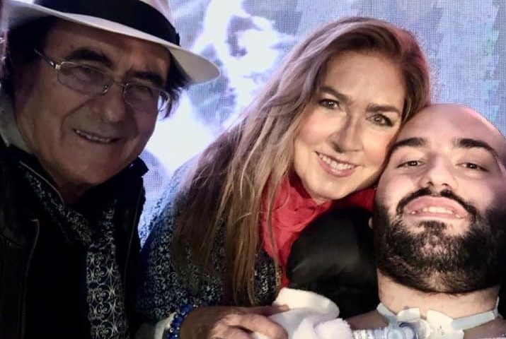 paolo palumbo con albano e romina