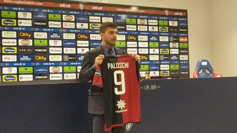 Il nuovo attaccante del Cagliari, Alberto Paloschi si presenta: «Voglio tornare a fare gol»