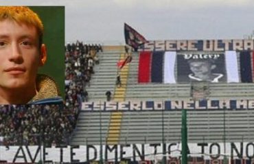 Valery Melis ricordato dalla curva del Cagliari