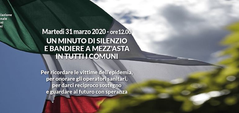 Bandiere a mezz'asta nei comuni di tutta Italia