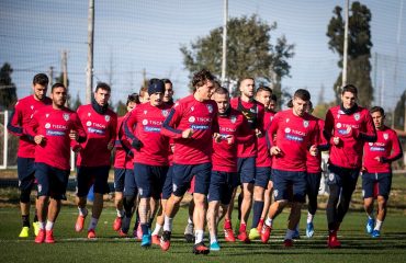 Il Cagliari in allenamento