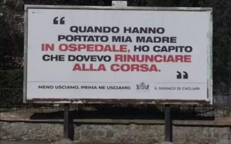 I cartelloni della campagna anti-Coronavirus del Comune di Cagliari