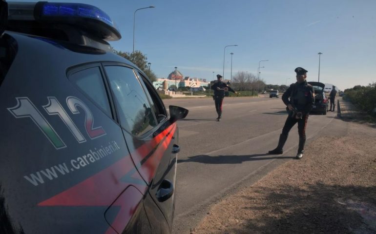 Carabinieri a Cannigione (Arzachena)